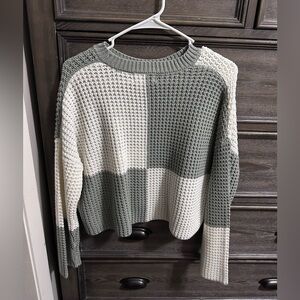Cropped Knit Sweater
